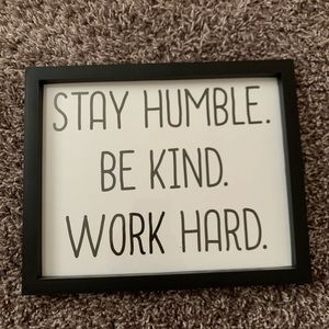 Simple Black & White Framed Quote